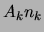 $ A_k n_k$
