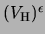 $ (\ensuremath{V_{{\rm H{}}}})^\epsilon$