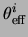 $ \ensuremath{\theta_{\rm eff}^i}$