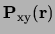 $ \ensuremath{{\bf P}_{\rm xy}(\bf r)}$