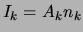 $ I_k=A_kn_k$