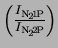 $ \left(\frac{I_{{\rm N}\!_2\!1\!{\rm P}}}{I_{{\rm N}\!_2\!2\!{\rm P}}}\right)$