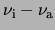 $ \ensuremath{\nu_{\rm i}}-\ensuremath{\nu_{\rm a}}$