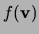 $ f(\bf v)$
